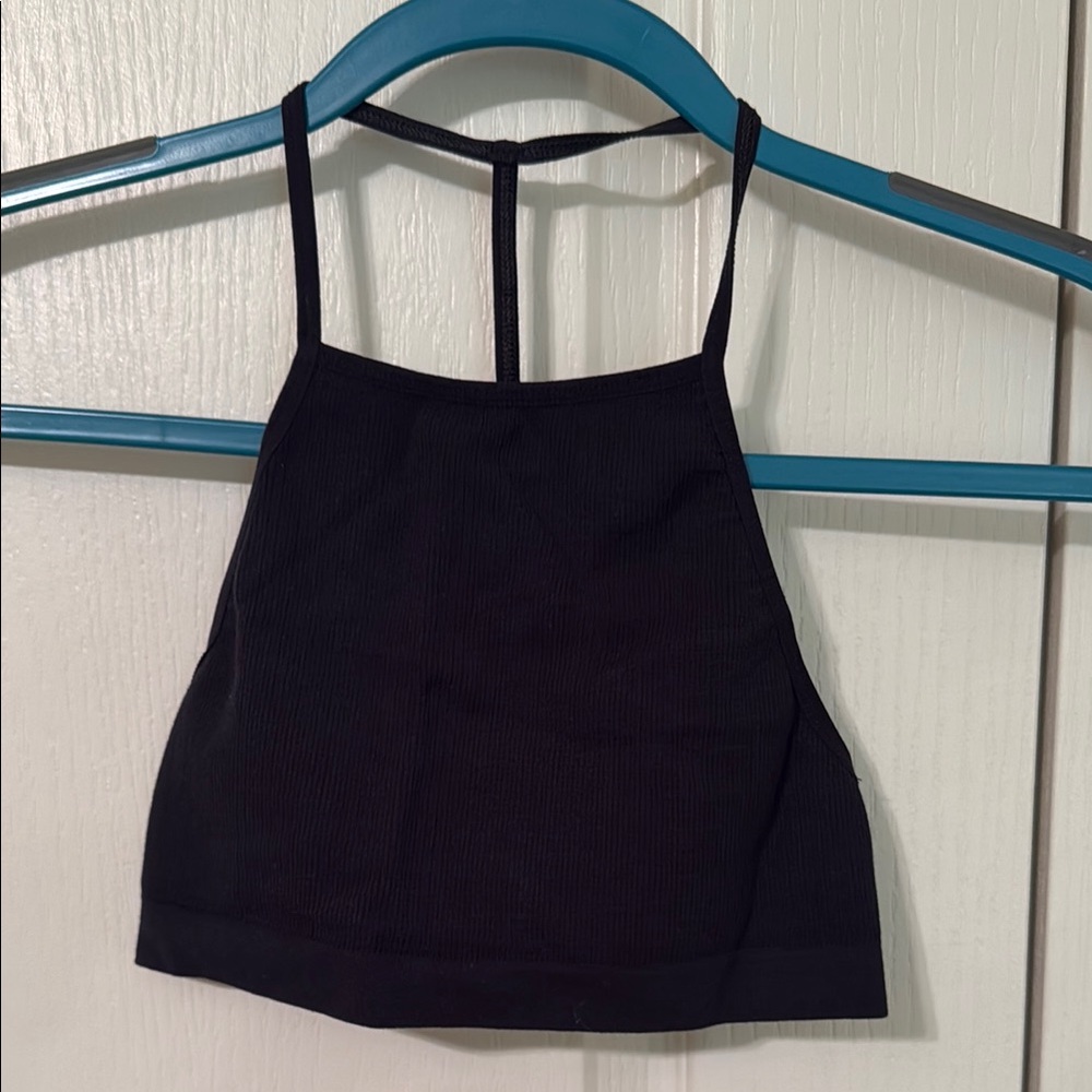 Black Women's Crop Top